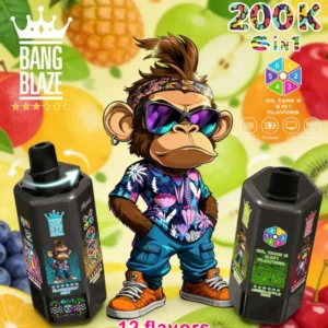 Bang Blaze 200000 200K Puffs 6-in-1 Flavor and 6 Oil...
