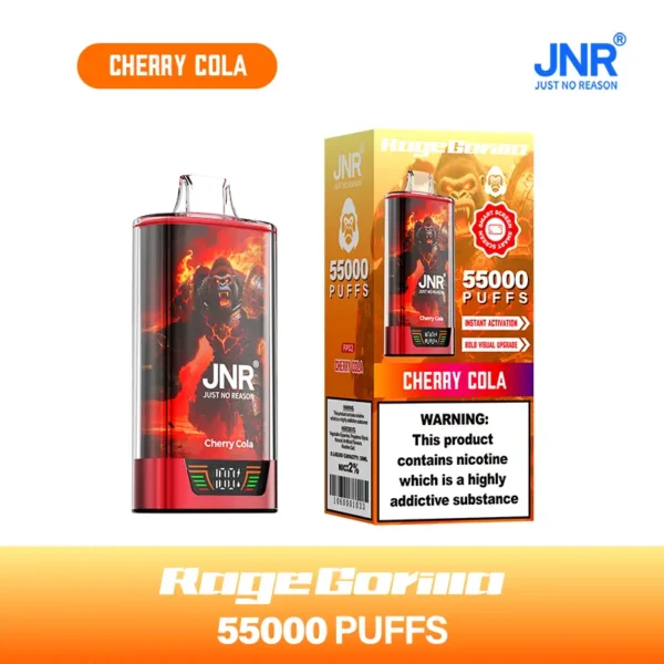 JNR Rage Gorilla 55K disposable vape - Image 3